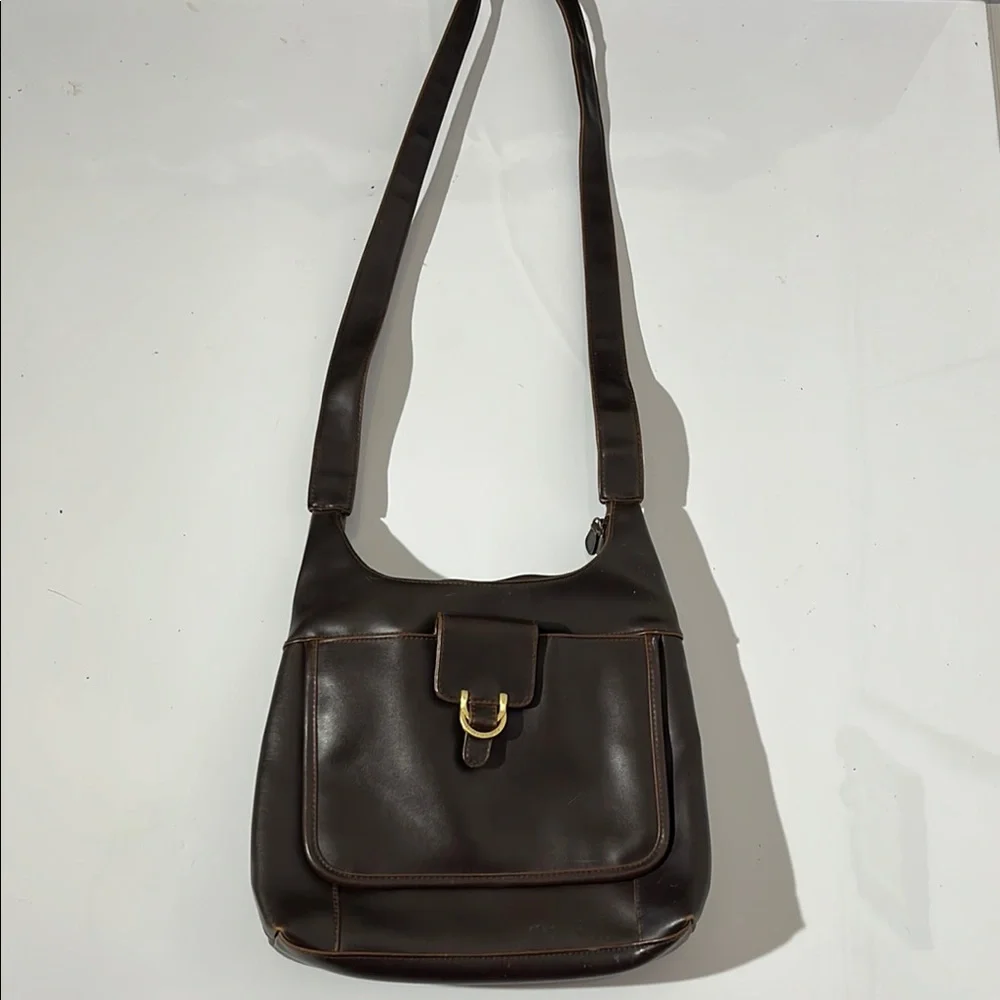 Liz Claiborne Dark Brown Men's Messenger Bag
